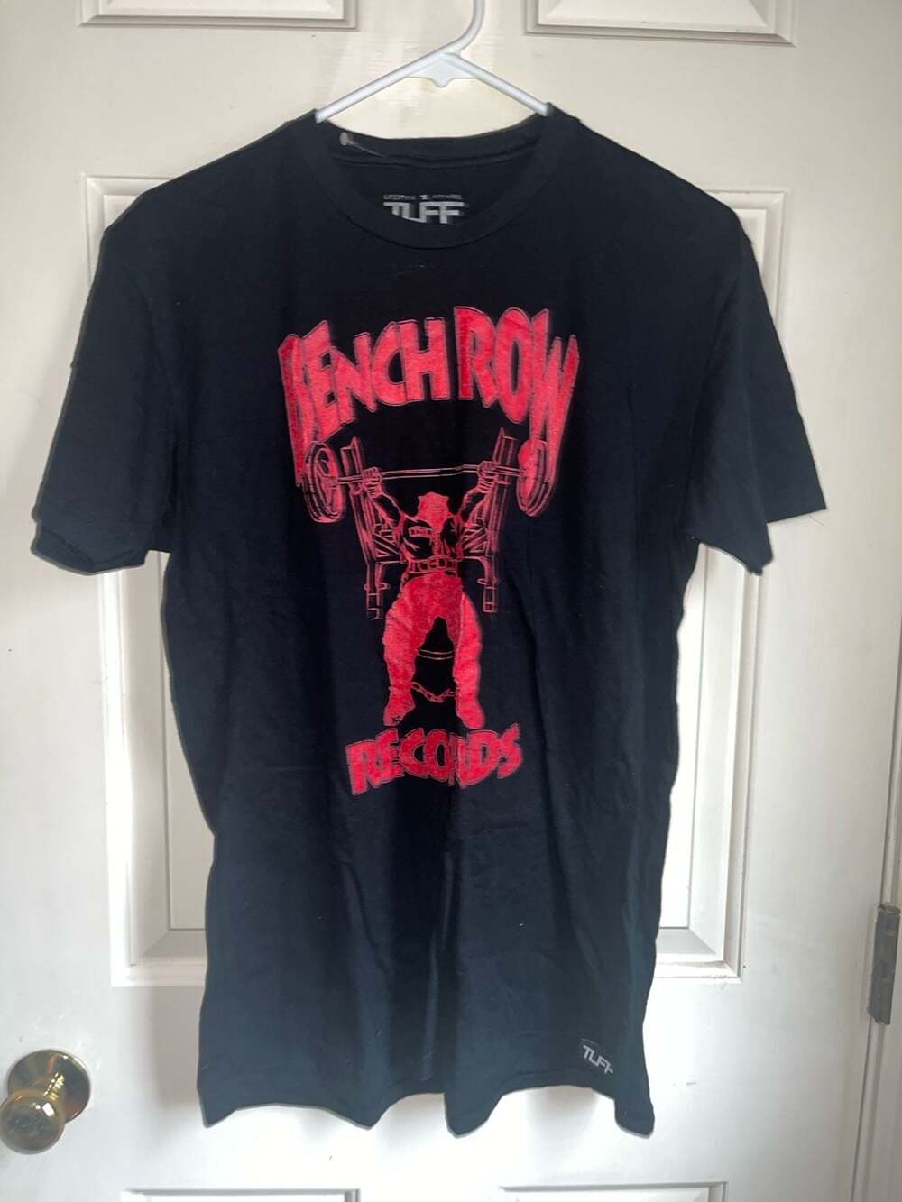 TuffWraps Bench Row Records Graphic T-Shirt Size M